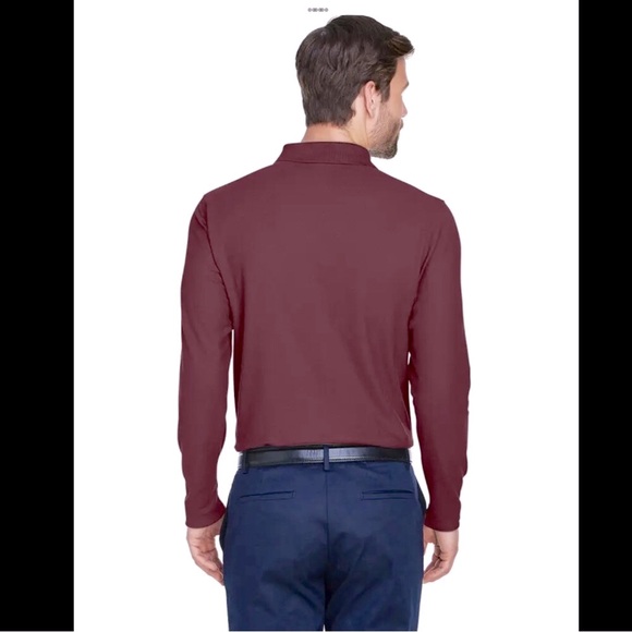 🌟 Performance Long-Sleeve Polo - Picture 2 of 4